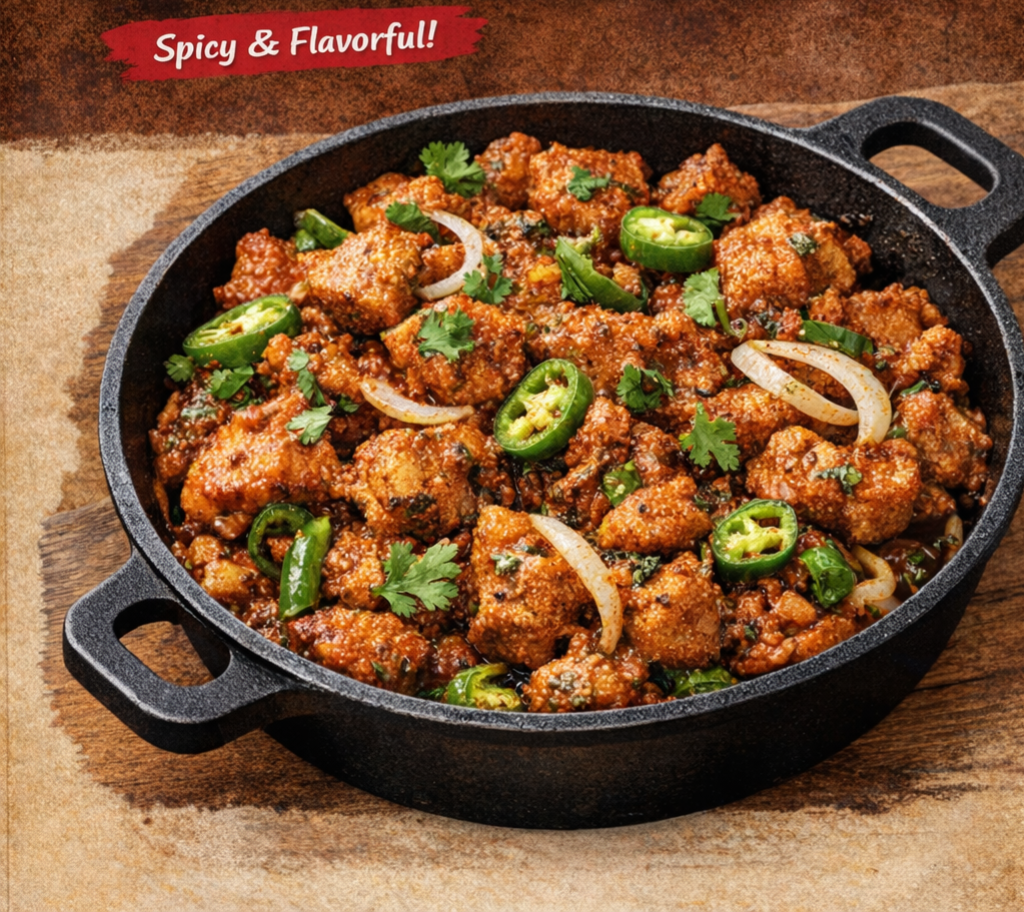 Chicken Taash (Dry)
