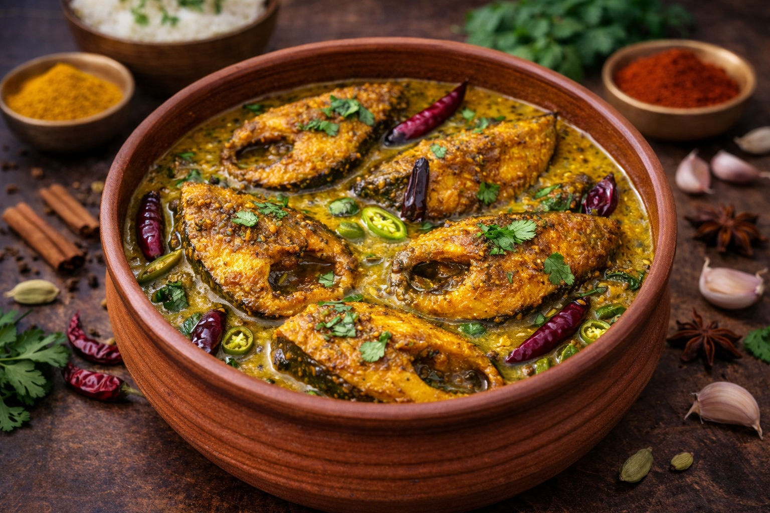 Mustard Fish (Rohu)